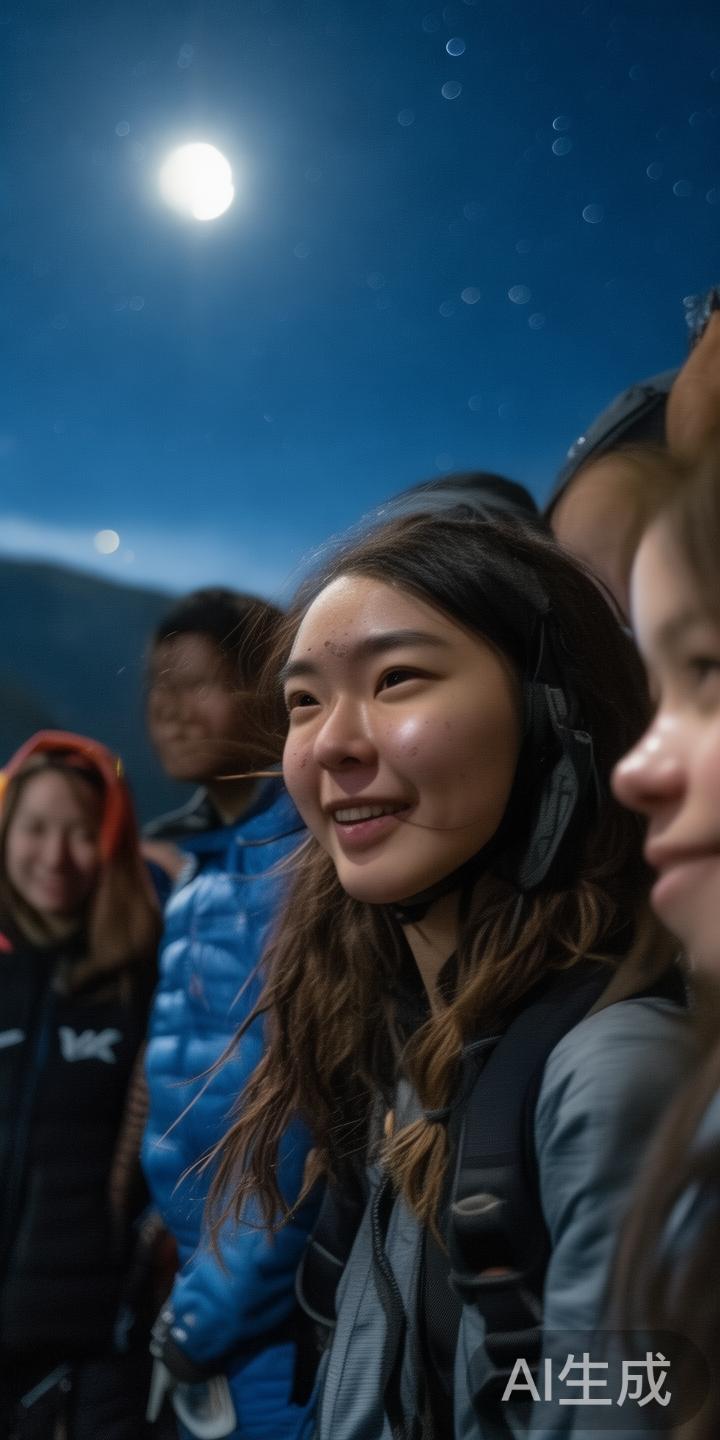 一些极限运动爱好者在夜间进行攀岩和跳伞后，表示&nbsp;在